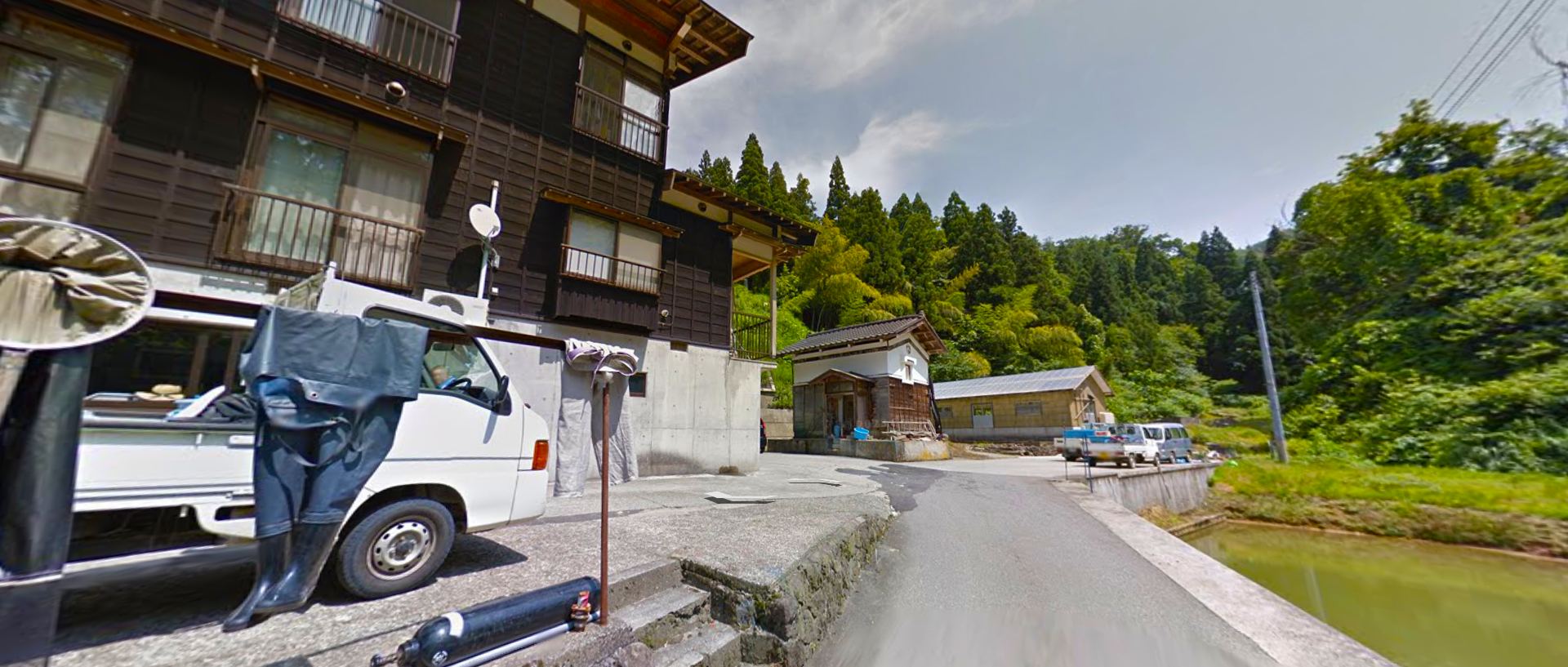 street view of Kawakami Koi Farm.